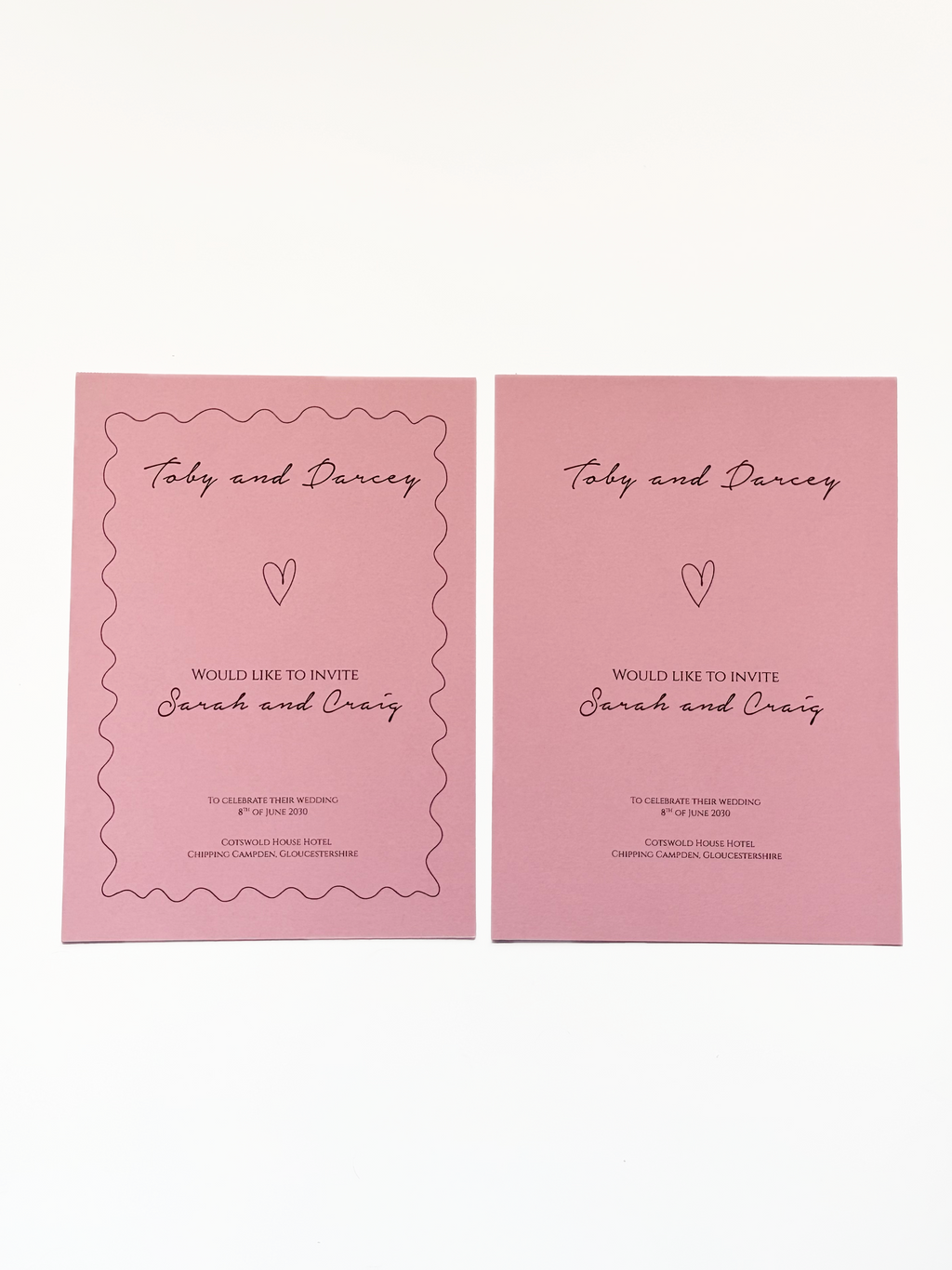 L'Amour Wedding Invitation