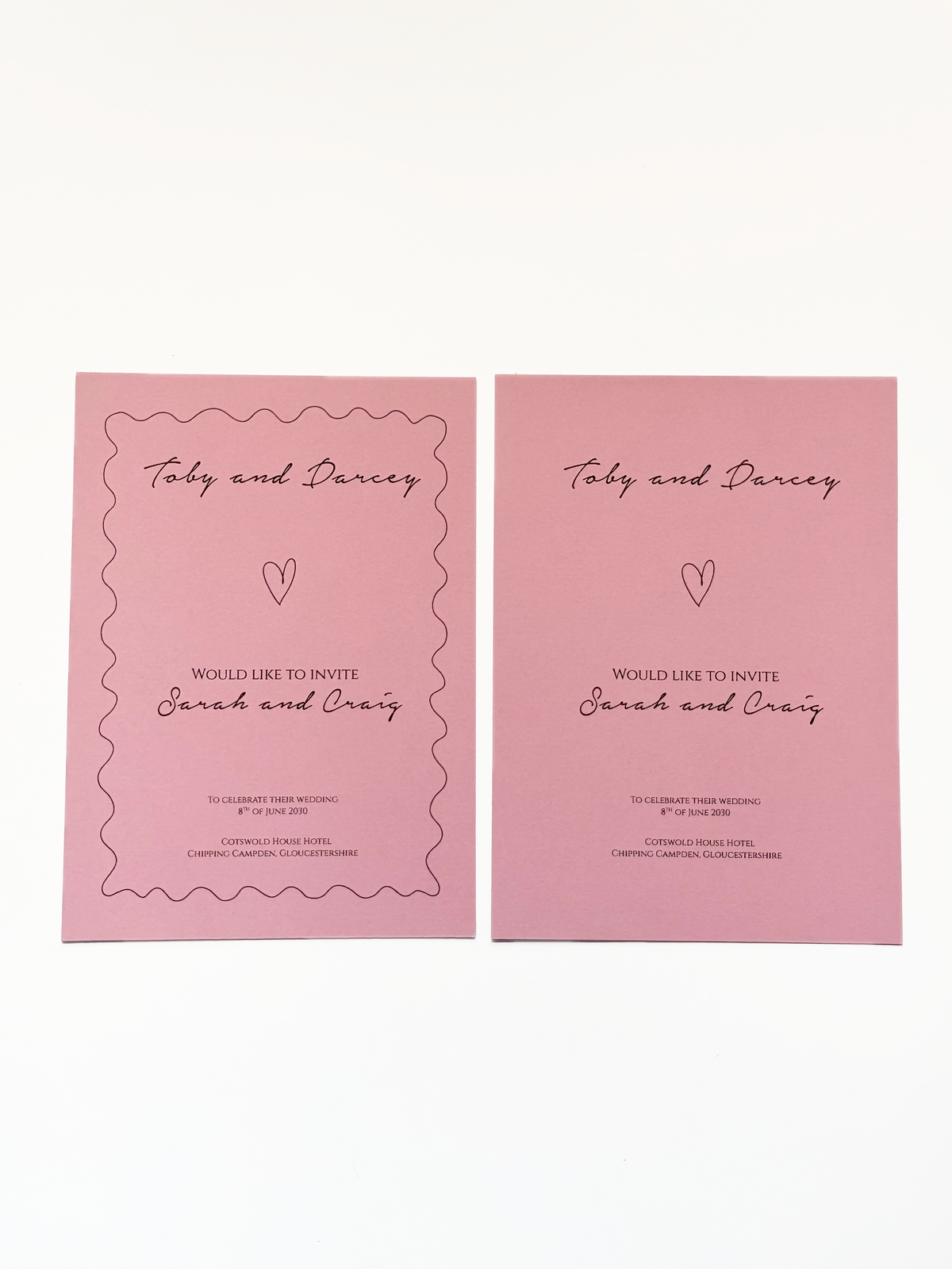 L'Amour Wedding Invitation
