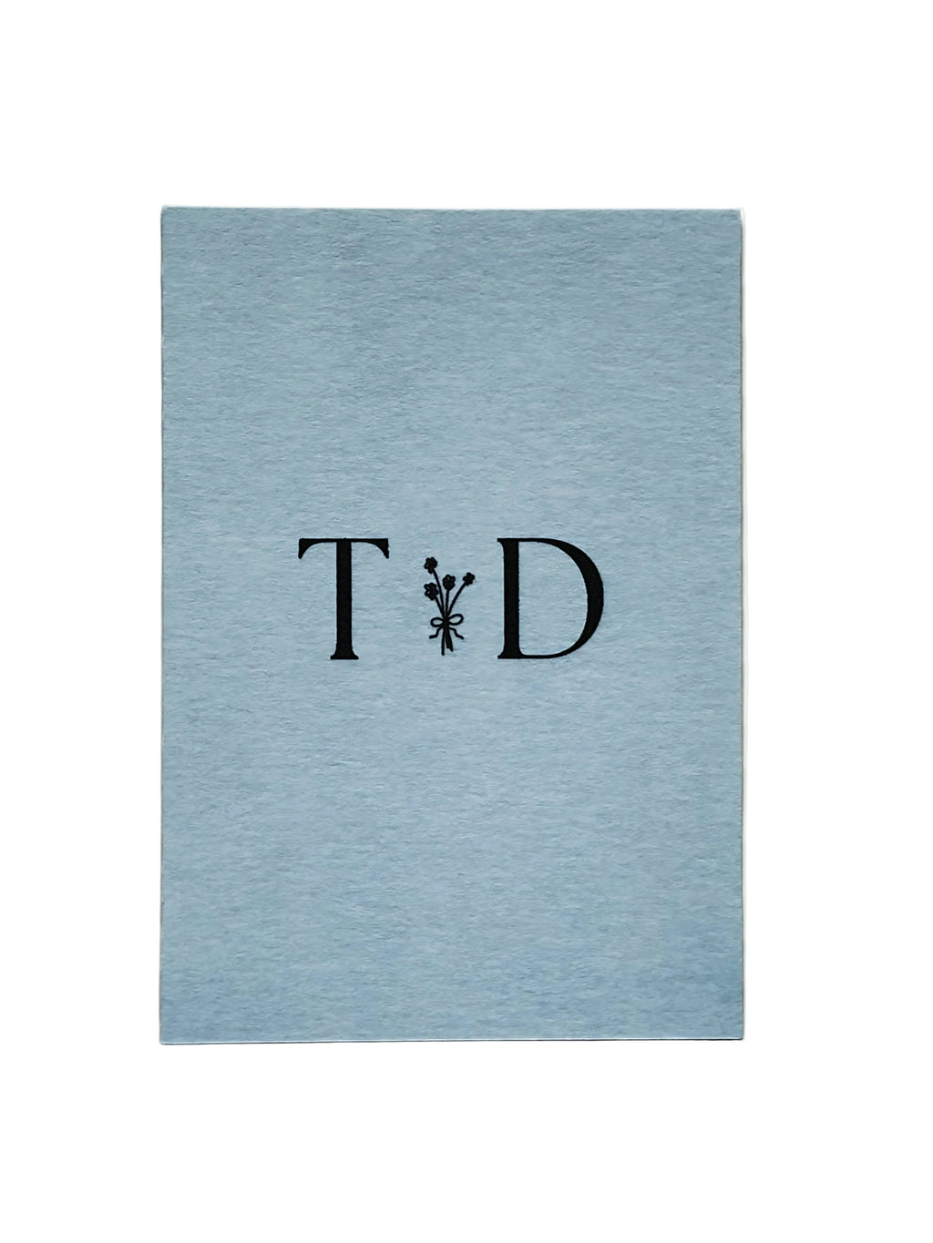 Wedding RSVP response card by Fleursie Design
