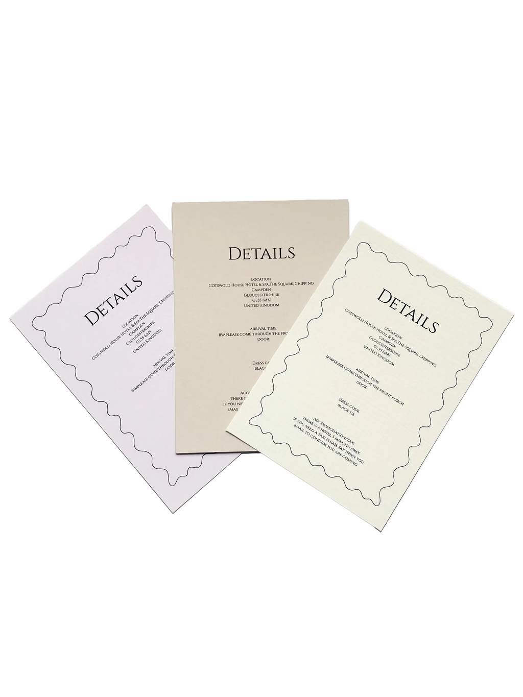 L'Amour And Jolie Fleur Details Card