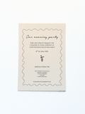 Jolie Fleur Evening Wedding Invitation