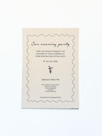 Jolie Fleur Evening Wedding Invitation