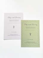 Jolie Fleur Wedding Invitation