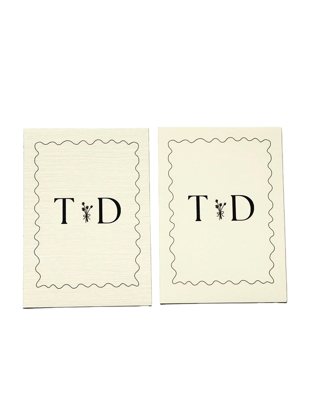 Wedding RSVP response card by Fleursie Design