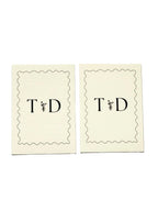 Wedding RSVP response card by Fleursie Design