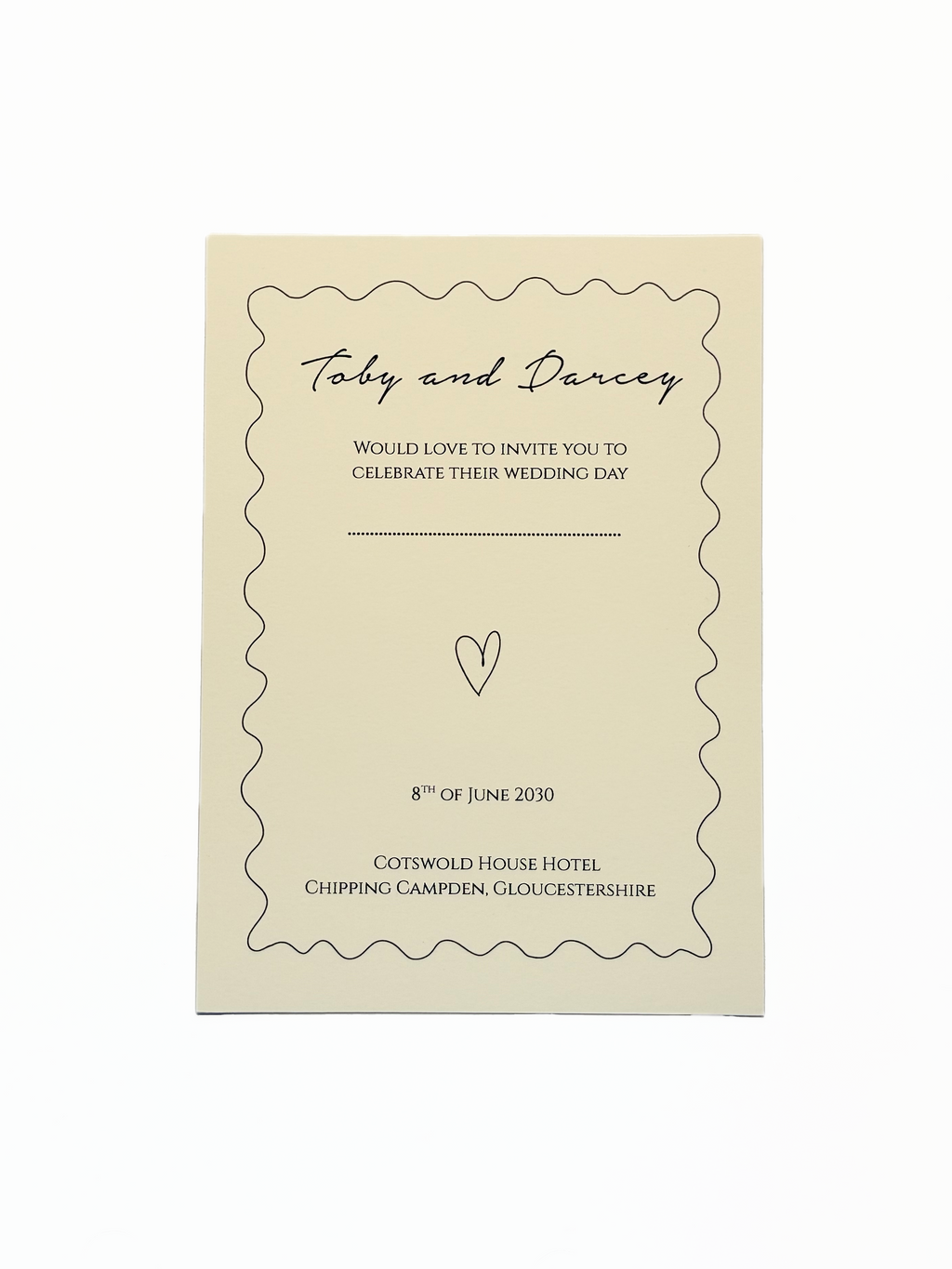 L'Amour Wedding Invitation