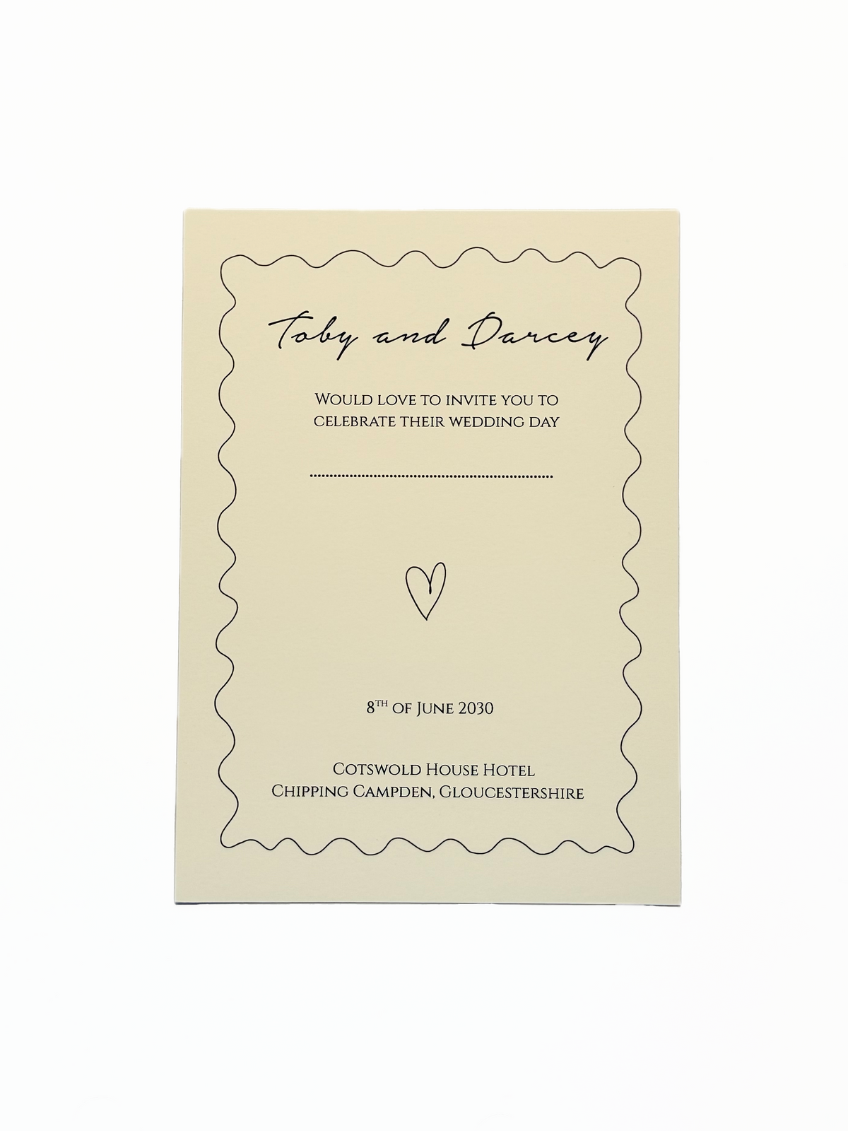 L'Amour Wedding Invitation