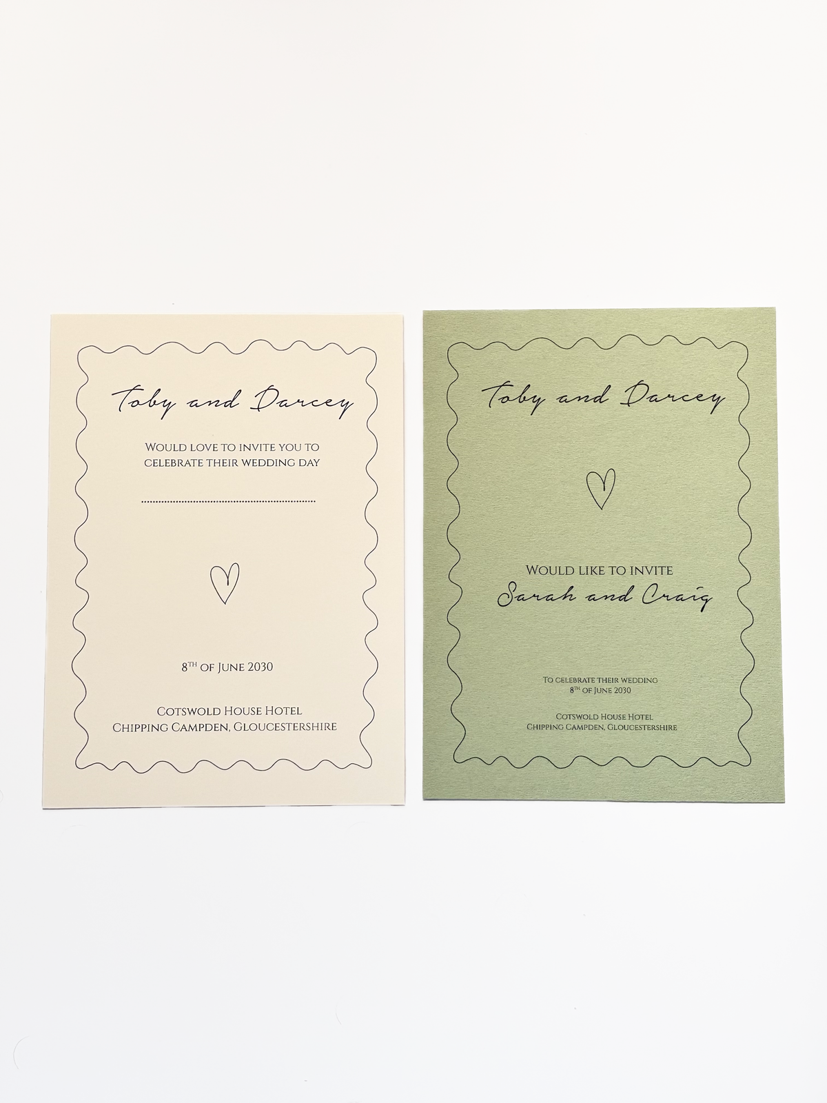 L'Amour Wedding Invitation