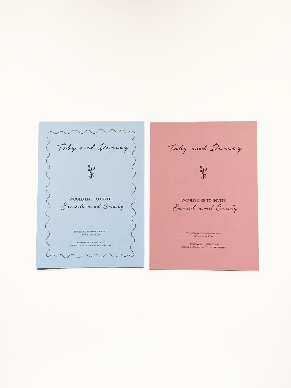 Jolie Fleur Wedding Invitation